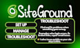 set up, manage and troubleshoot siteground services