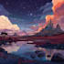 make a fantasy environment, landscape illsutration design