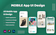 do premium mobile app uiux design, app ui design in figma