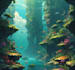 create stylized environment concept art, fantasy background