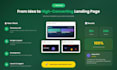create an animated landing page that converts