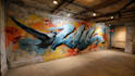 create custom graffiti art designs murals and wall arts