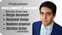 be a document retyping, design and business proposal