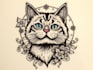 design your cat tattoo