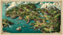 illustrate a charming custom map