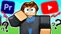 make a cartoony roblox thumbnail for youtube and game art