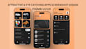 design modern app store screenshots and optimized app aso for google play stores
