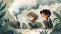 hand draw childrens book illustration