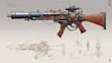 create weapon design and illustration