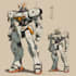 draw mecha and robot reference sheet in anime style