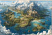 design your high quality detailed fantasy game map