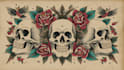 create awesome old school tattoo style design