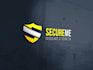 design a modern cybersecurity, tech, and app logo