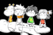 draw cute children comic cartoon in this style