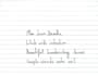 beautiful,elegant and artistic handwritten text