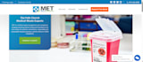 design a professional medical waste disposal website