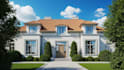 do photorealistic house exterior architectural 3d rendering