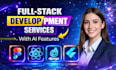 create scalable full stack web and python backend