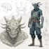 fantasy dnd character art and dnd character