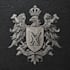 design heraldic, modern luxury logo with hand drawing