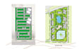 render architectural site plan, master plan, landscape plan