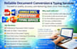 pdf to word,google docs,powerpoint, typing services