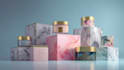 design modern cosmetic label design packaging
