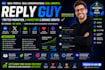 x reply guy social media manager for organic growth boost impression engagement