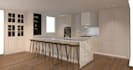 design your kitchen with 3d render and technical drawings