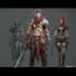 create aaa characters based on your concept art