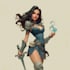 make a fantasy character ilustration