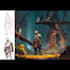 draw illustration concept and concept art