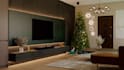 create a photorealistic 3d render of your livingroom