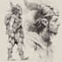 sketch fantasy character concept art