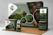 design exhibition backdrop and trade show booth