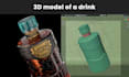 create a 3d mockup of your drink