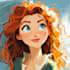 do a portrait in semi realism disney cartoon style