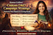 write dungeons and dragons campaigns, one shots, quests and lore