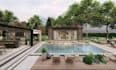 do 3d backyard studio design, 3d modeling, 3d architecture design, 3d rendering