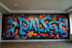 draw graffiti character design and illustration