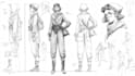 draw character design in sketch