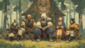 draw dnd rpg characters concept art environment mtg anime