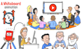 create a custom whiteboard animation doodle explainer video