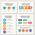 design workflow process charts and step by step infographics
