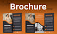 create a clean, print ready z fold brochure and flyer design