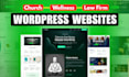 design, redesign wordpress website in elementor