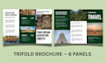 design an editable canva brochure bifold, trifold, quad fold