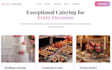 make professional catering website design and development