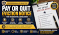 draft residential pay or quit notice for non payment of rent for landlords