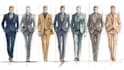 create a professional commercial fashion sketch